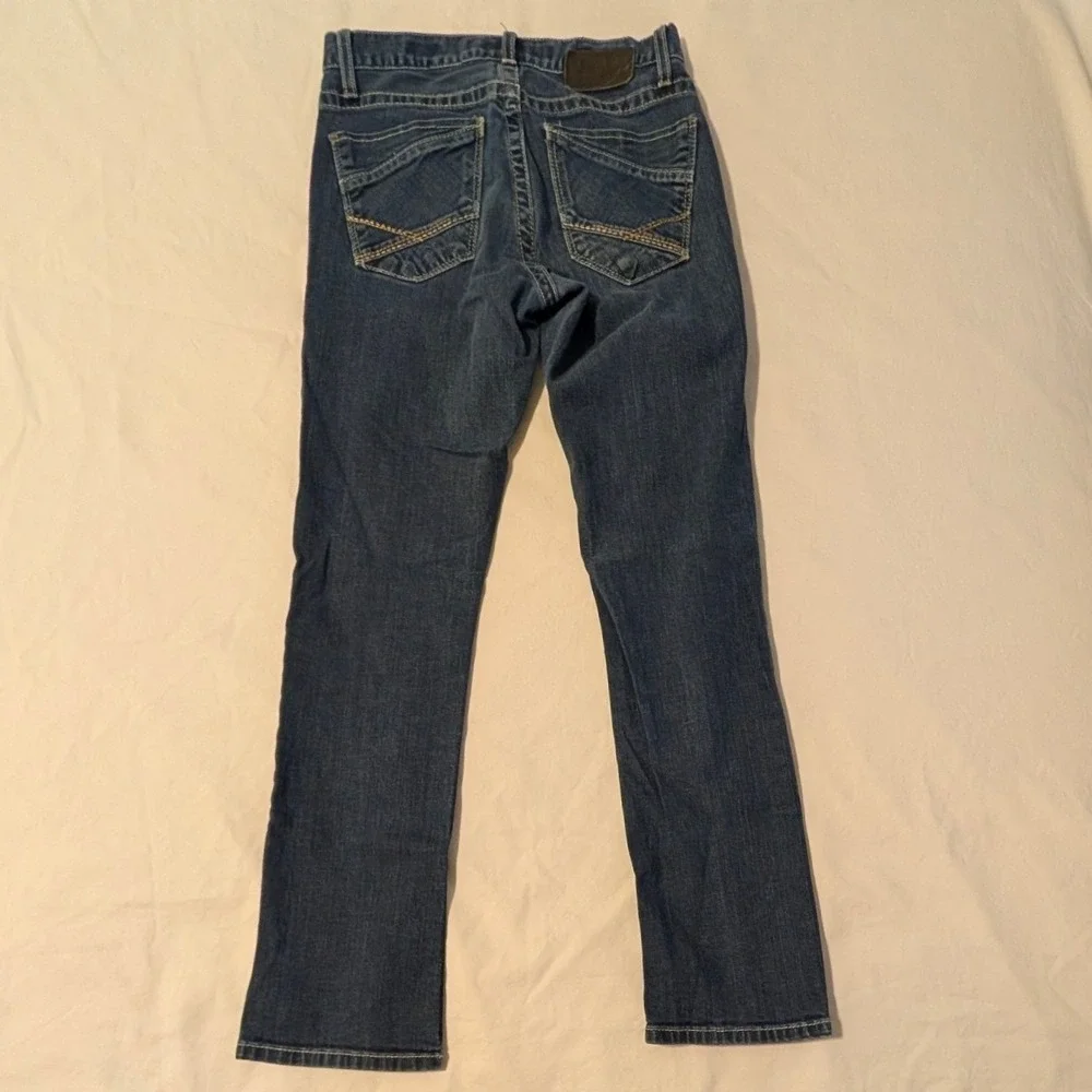 BKE Asher Mens Dark Wash Slim Straight Denim Jeans Size 30R BMC3300R KOOL